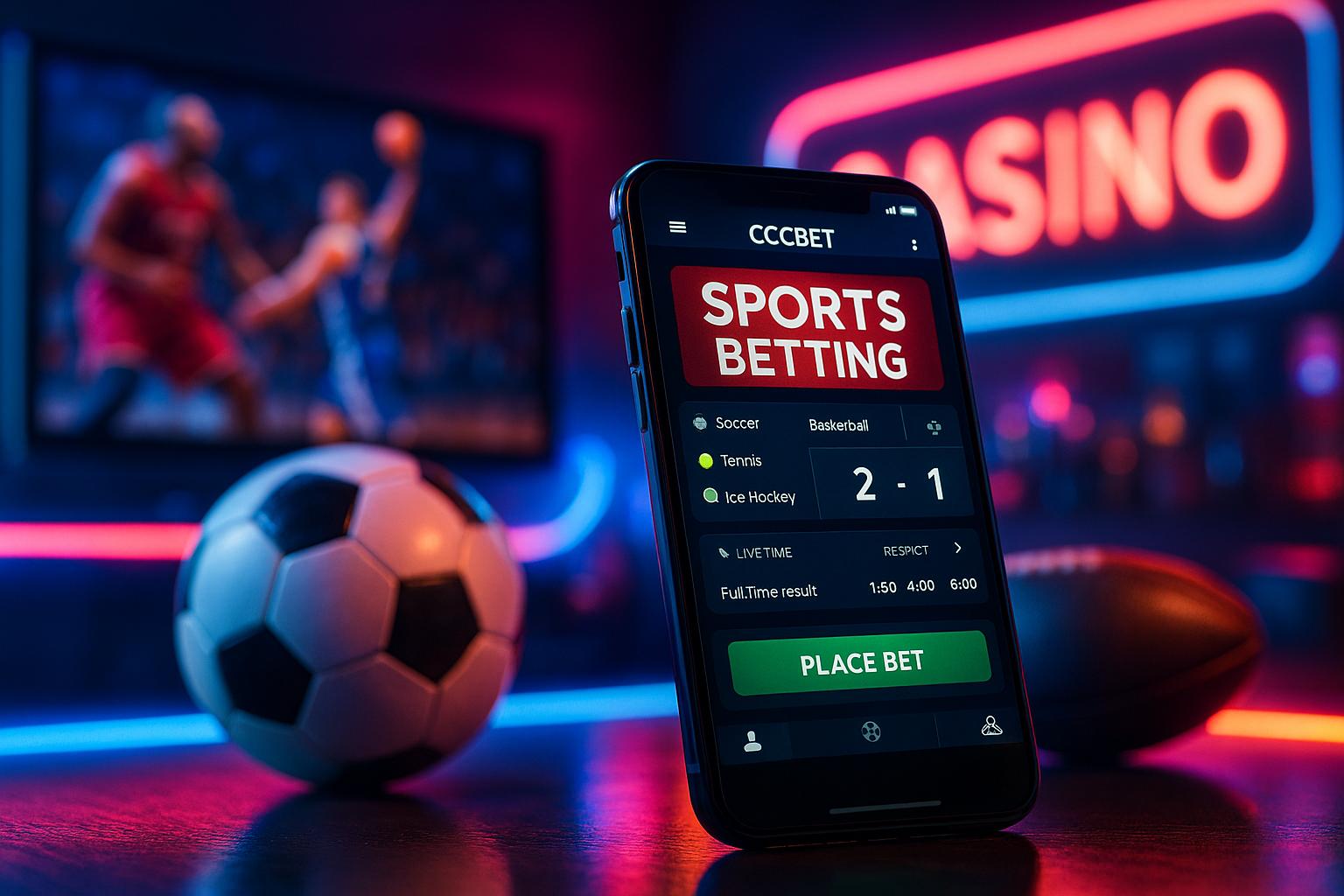 Apostas esportivas no cassino online CCCBET