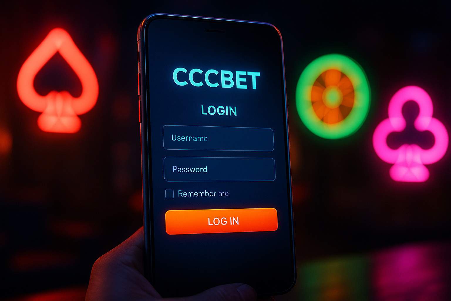 Criar uma nova Conta no plataforma CCCBET